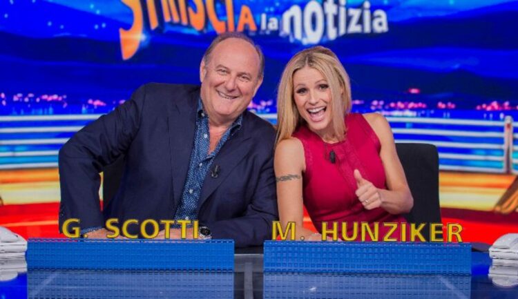 Striscia La Notizia Gerry Scotti Michelle Hunziker Statistiche