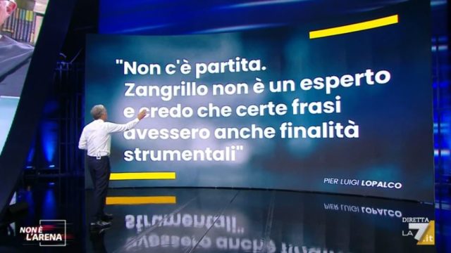 Non è lArena diretta 27 settembre - Le dichiarazioni di Lopalco