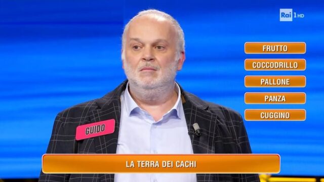 L Eredità Serata Sanremo 28 gennaio primo gioco