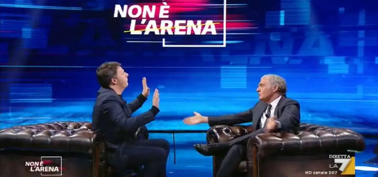 Non è L'Arena 12 gennaio 2022 Matteo Renzi