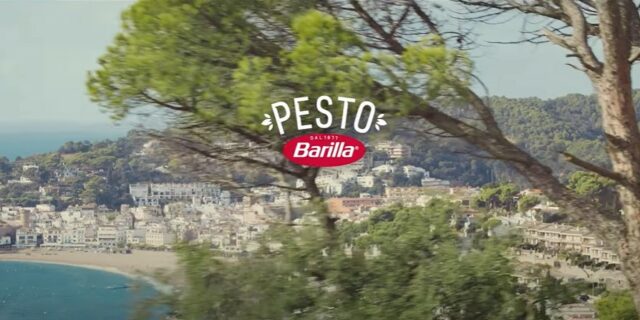 Pubblicità Barilla pesto basilico e limone