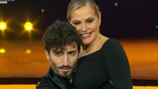 Simona Ventura e Samuel Peron