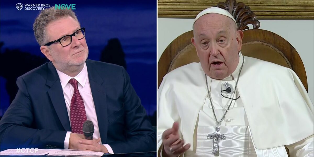 Che tempo che fa 14 gennaio Papa Francesco dichiarazioni