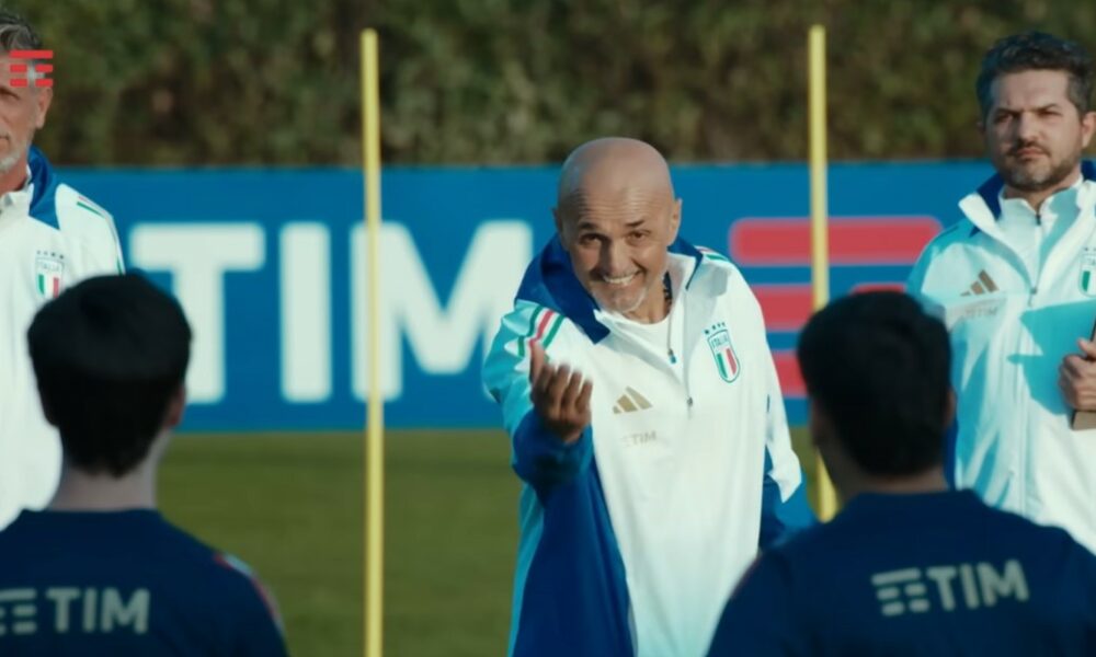 Pubblicità TIM Luciano Spalletti descrizione