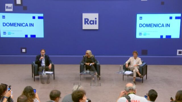 Domenica In 2024-2025 conferenza stampa parterre