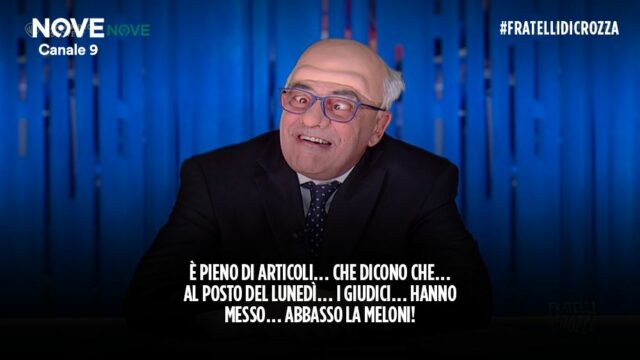 Fratelli di Crozza 25 ottobre Mario Sechi