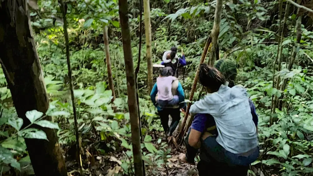 Los niños perdidos 40 giorni nella foresta film finale