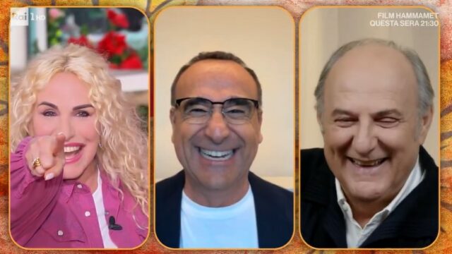 Festival di Sanremo 2025 Antonella Clerici Gerry Scotti