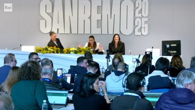 Festival di Sanremo 2025 conferenza stampa 11 febbraio ordine di uscita