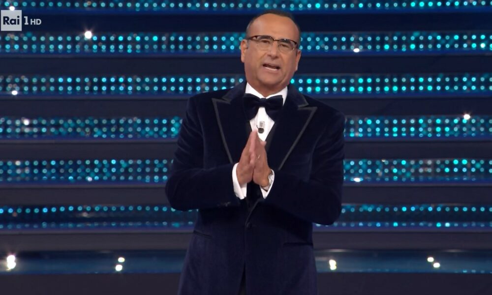 Sanremo 2025 prima serata Carlo Conti